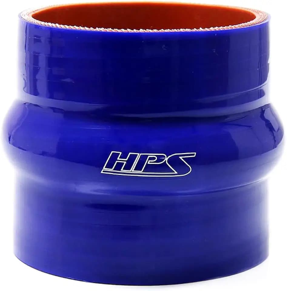 HPS 7" ID, 6" Length, Silicone Hump Coupler Hose, High Temp 6-Ply Reinforced, 20 Psi Max. Pressure, 350F Max. Temperature, SHC-8458-BLUE, Silicone, Blue