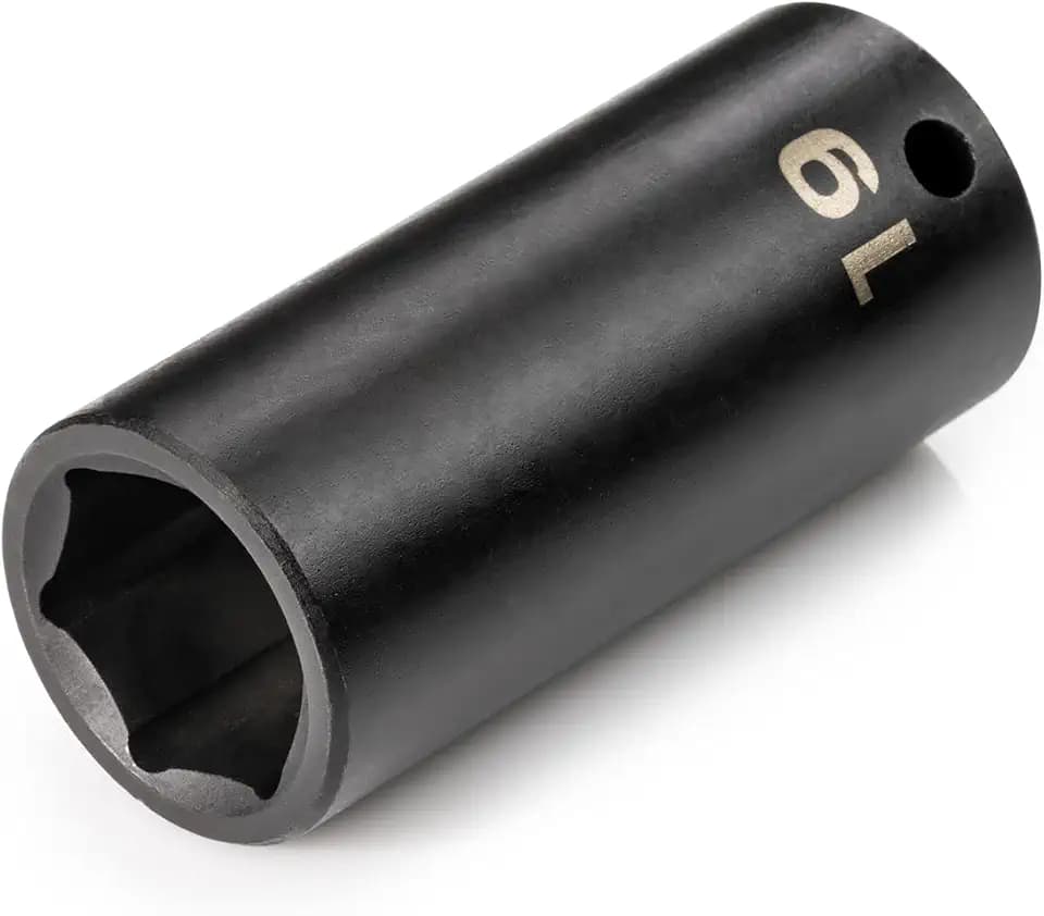 TEKTON 3/8 Inch Drive x 19 mm 6-Point Impact Socket | SID13119