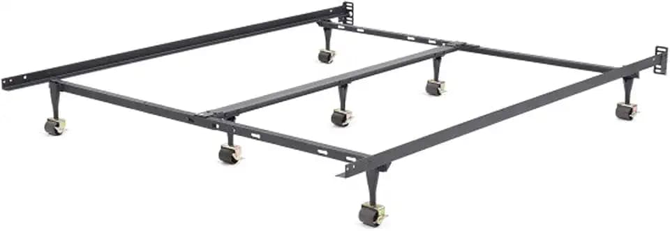 Hercules Universal Heavy-Duty Metal Bed Frame | Adjustable Width Fits Twin, Twin XL, Full, Queen, King, California King Size
