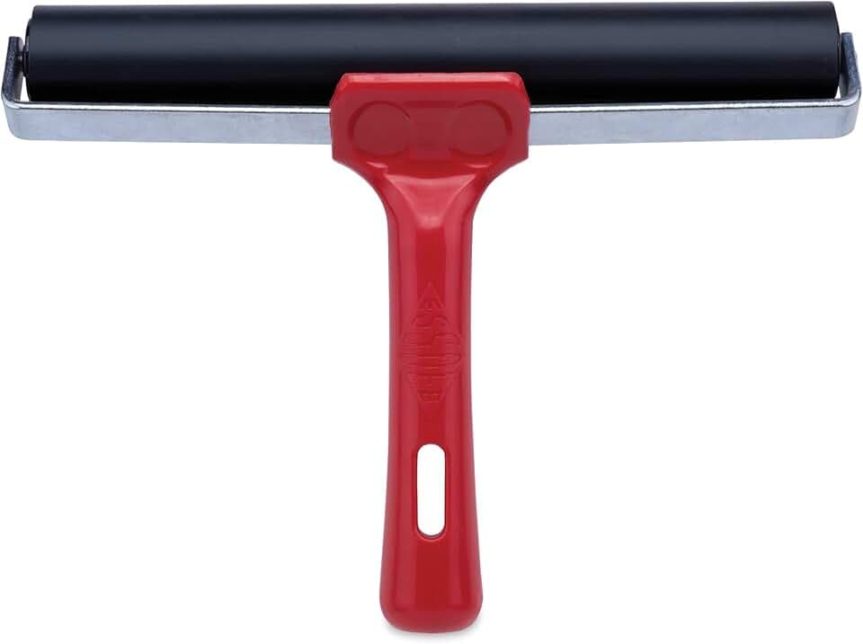 ESSDEE Ink Roller/Brayer 200 mm, Red