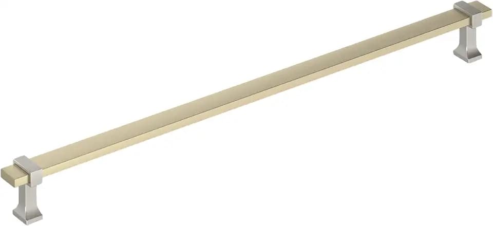 Amerock 18" Overton Golden Champagne/Satin Nickel Appliance Pull