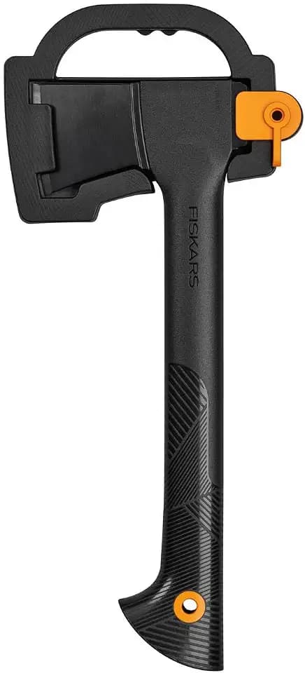 Fiskars Universalaxt, Solid, Mit Klingen- und Transportschutz