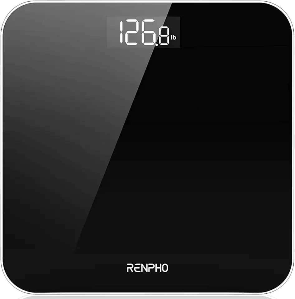 RENPHO Digital Bathroom Scale for Body Weight, 400lbs, LED Display, Core 1S