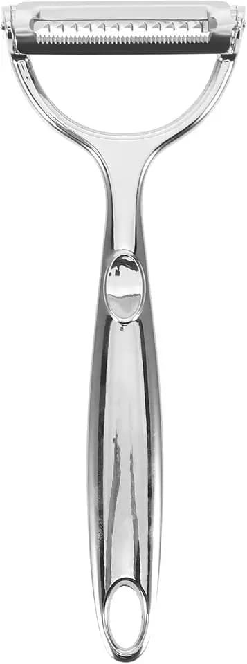 Multifunctional Vegetable and Fruit Peeler Tool, Zinc Alloy Silver