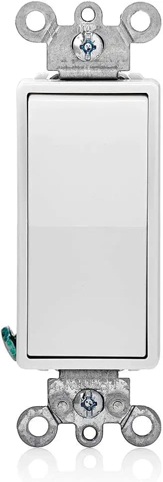 Leviton 15 Amp 4-Way Decora Switch, 05604, White