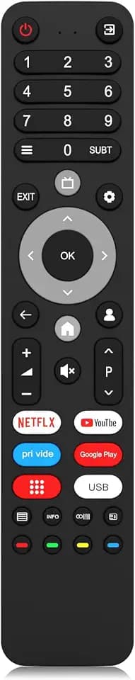 Fernbedienung für Changhong CHIQ TV, Universal-Fernbedienung CHIQ Changhong Smart-TV, keine Konfiguration erforderlich