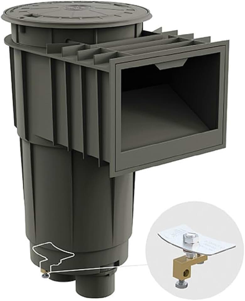 Hayward SkimMaster Skimmer - 2 in. X 2.5 in.,DK Gray