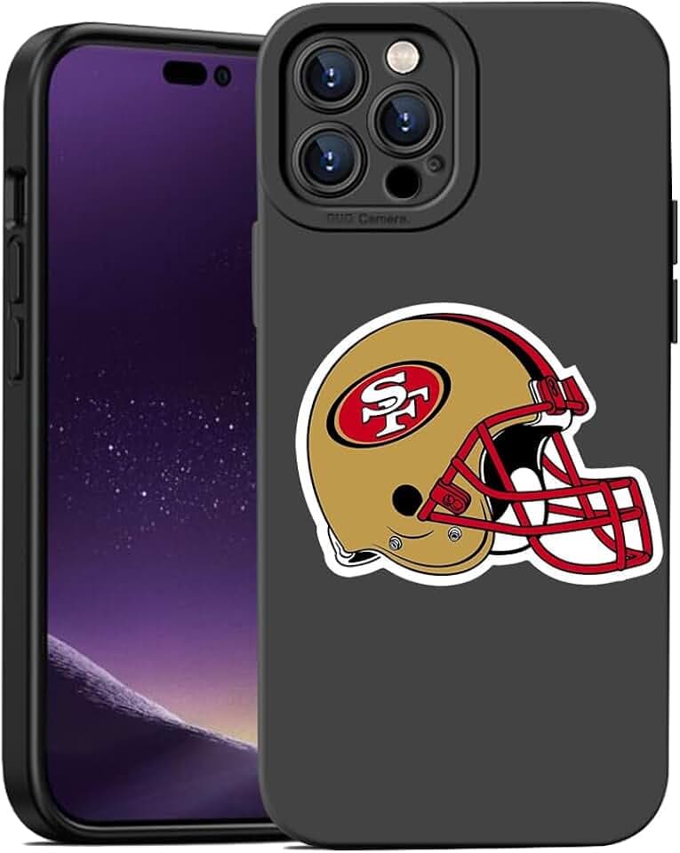 for San Francisco Fans Case Compatible with iPhone 15 Pro,Black