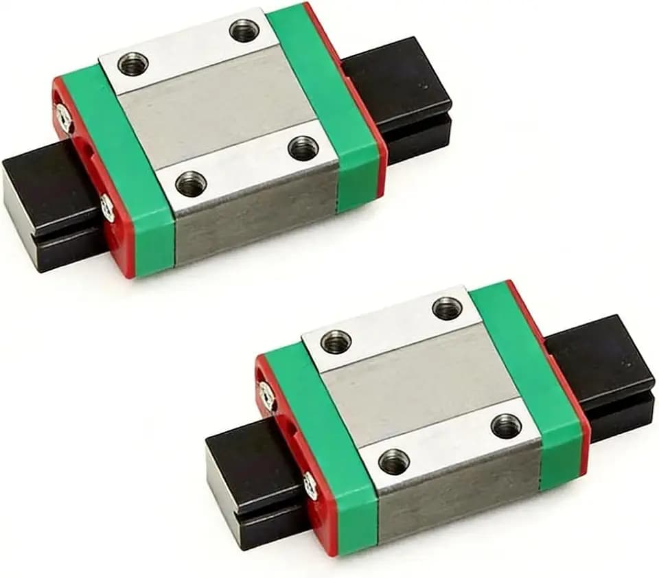 2Pcs MGN9-C Type Linear Slider Carriage Block for Miniature Linear Sliding Guideway Rail MGN9 MR9