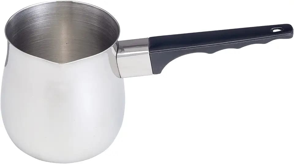 Fino Turkish Warmer Coffee Pot, Professional Quality 18/8 Stainless Steel, 24-Ounce
