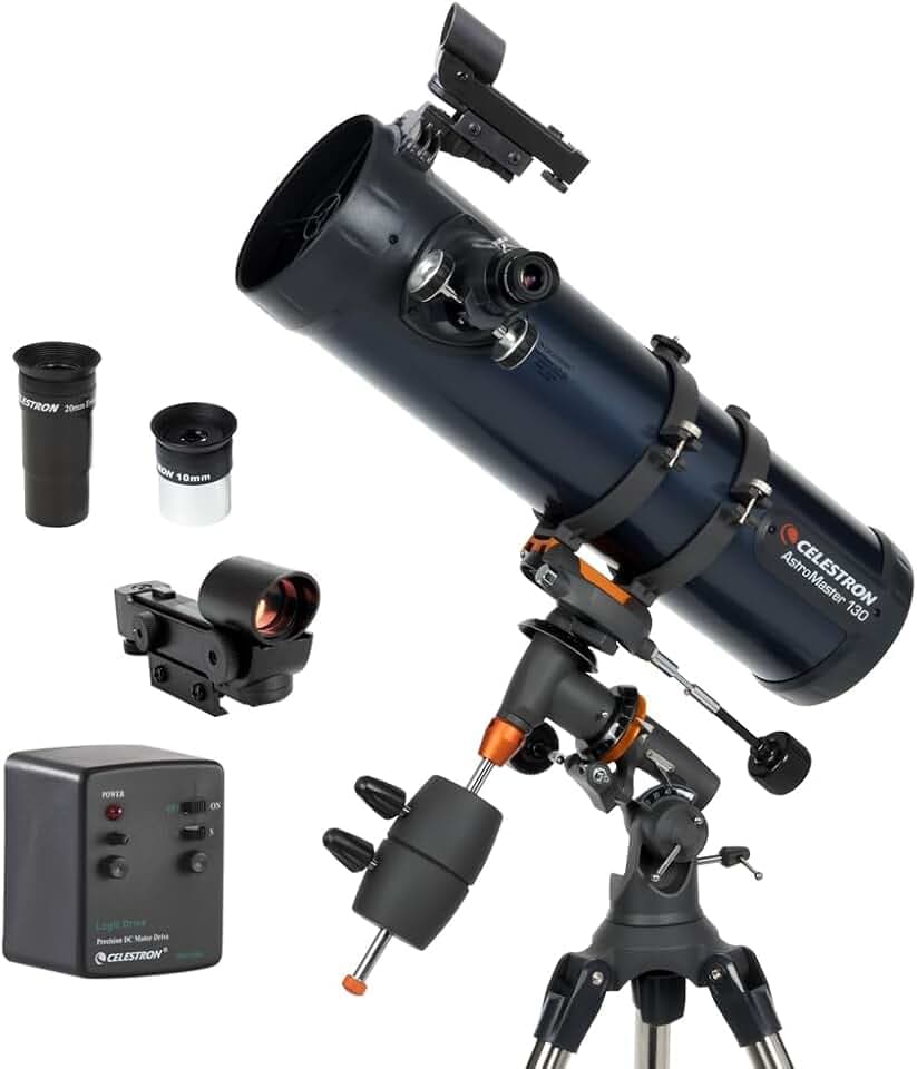 Celestron AstroMaster 130EQ-MD Telescope with Motorized Tracking