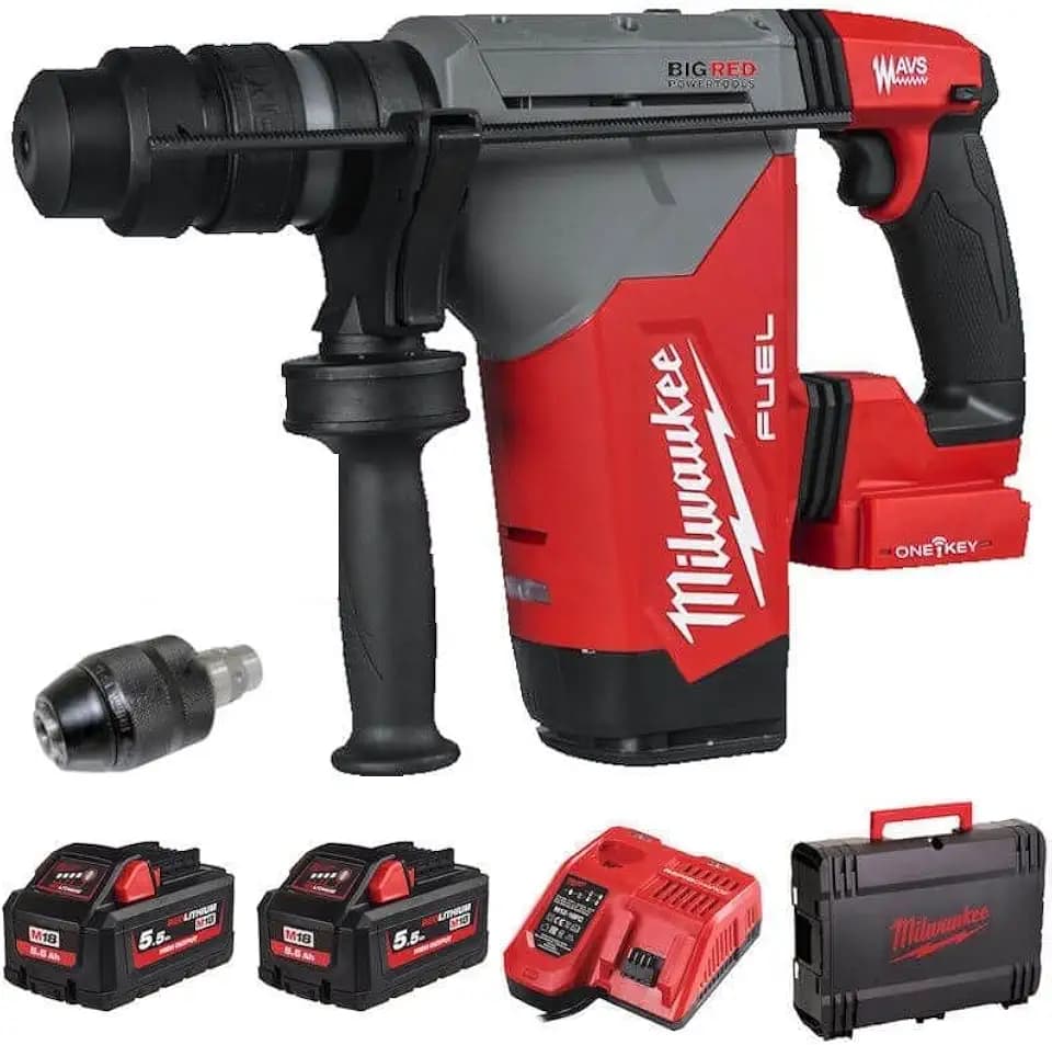 SDS M18 ONEFHPX 552X MILWAUKEE + 18 V 2 Akkus 5,5 Ah – 4933478496