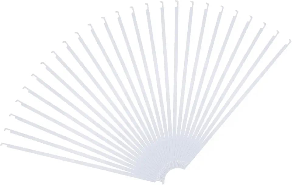 PATIKIL 50pcs Hanging File Folder Metal Bars Rods, 15.9 Inch File Folder Metal Bars Rods A3 for Hanging File Folder Binders Quick Identification Organizer, 40.4cm(FC)