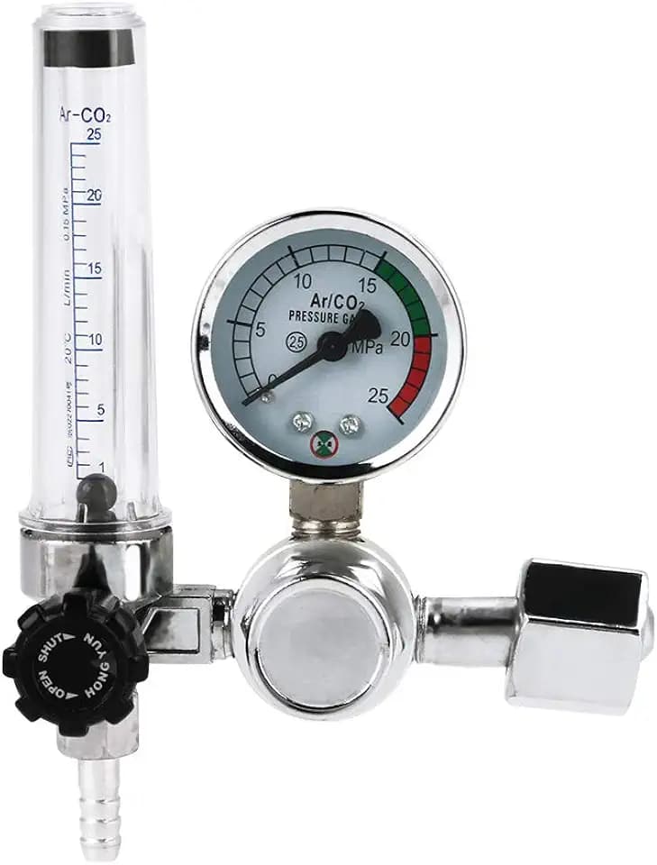Argonregler mit Durchflussmesser 0-25 MPa Manometer