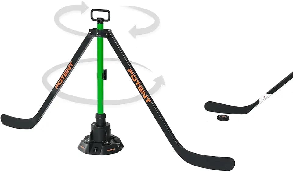 Potent Spin Defender 2.0 – App-Powered Rotating Hockey Defense Training System