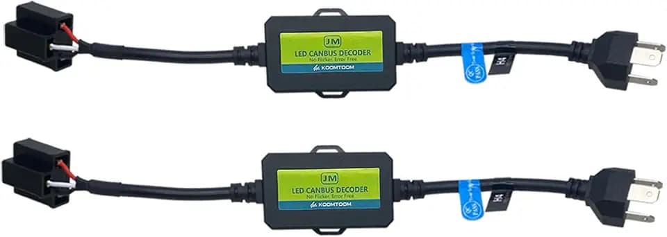 H4-LED-Decoder-Widerstand Canbus-Kabelbaumadapter für Scheinwerferlampen Warnlichtfehler EMC-Abbremsdecoder