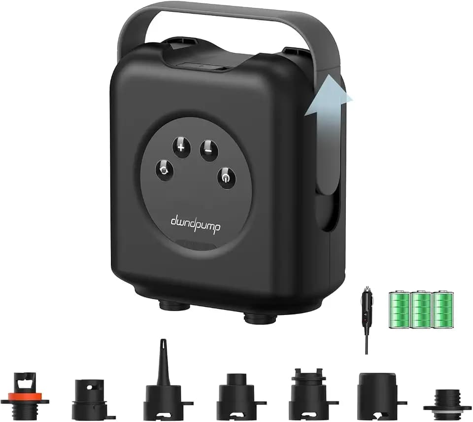 dwndpump Paddle Board Electric Pump, 20 PSI High Pressure Rechargeable