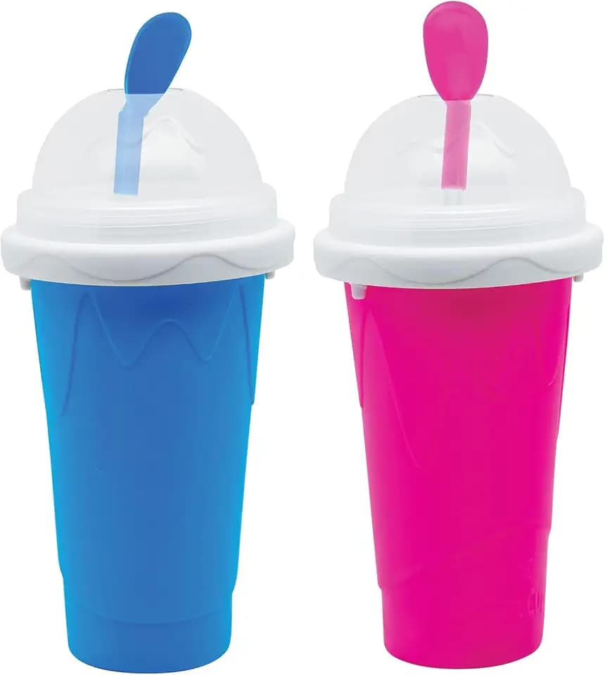 Frozen Magic Slushy Maker Cup Slushie Cup Slushy Cup Blue and Pink
