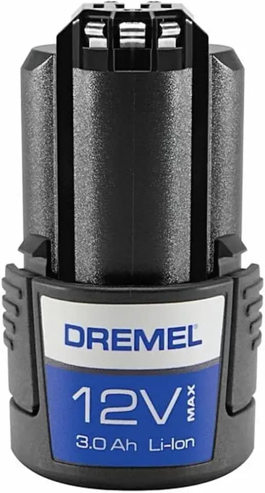 Dremel 12V3 Lithium-Ionen-Ersatzakku (12V 3Ah Akku - Zubehör für das Dremel Multifunktionswerkzeug 8260), Black