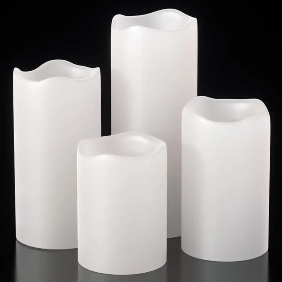 Waterproof Outdoor Flameless Candles Battery Operated with Timer