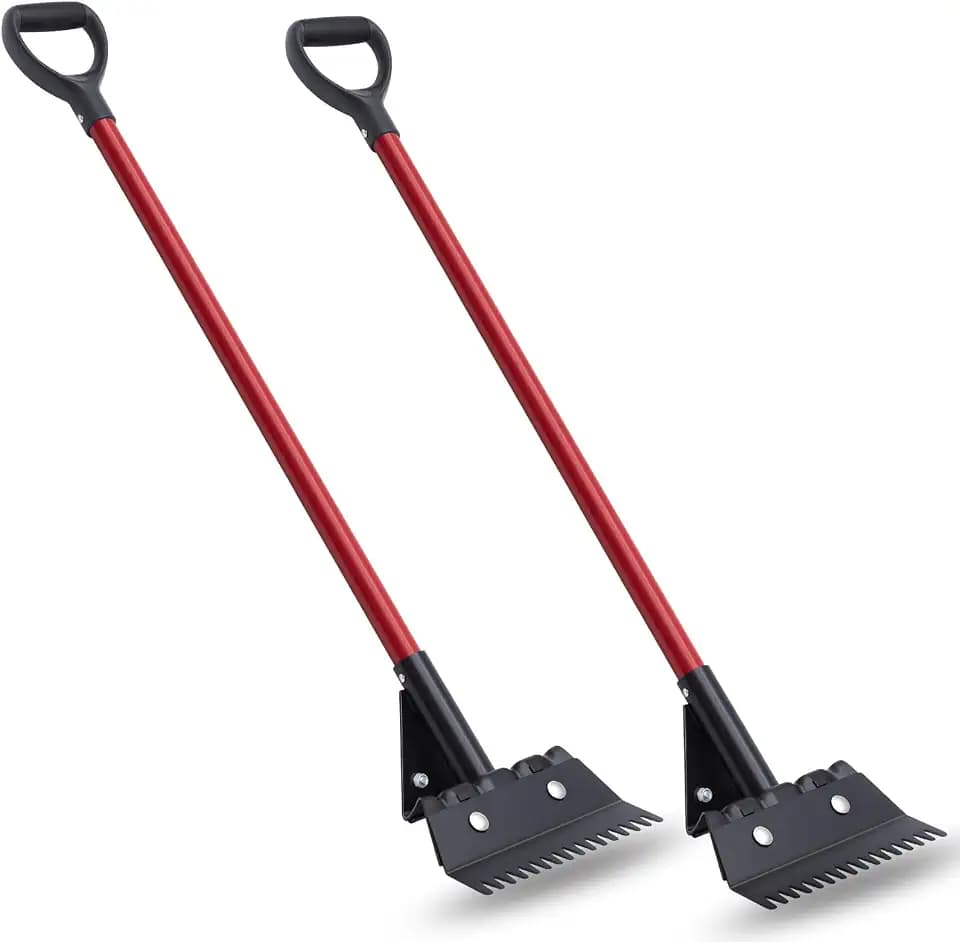 2 Pack Shingle Remover Tool, 46.5 Inch Roofing Shovel