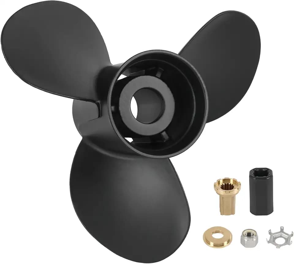 48-77344A45 Outboard Boat Propeller 13 1/4 x17 Pitch, RH 13.25 x 17P