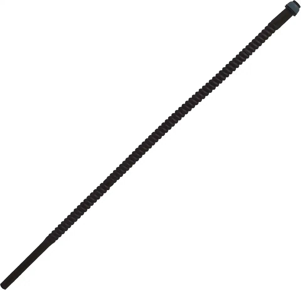 Westbrass D114-62 3/8" x 20" Corrugated Riser for Faucet and Toilet, Matte Black