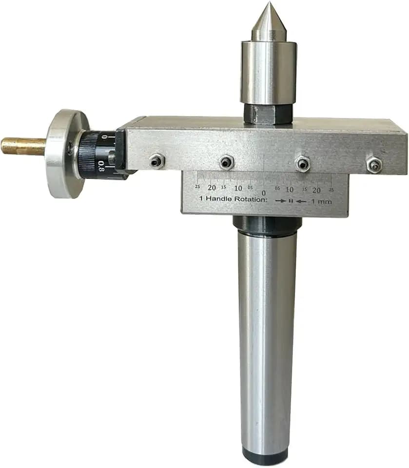 MachEl Advanced Taper Turning Attachment with Revolving Live Center for Lathe Machines - Metric (Morse Taper 3MT)