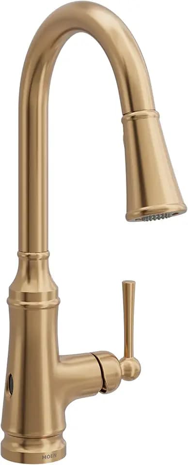 Moen Jaslynn MotionSense Wave Kitchen Faucet, Bronzed Gold, 87618EWBZG