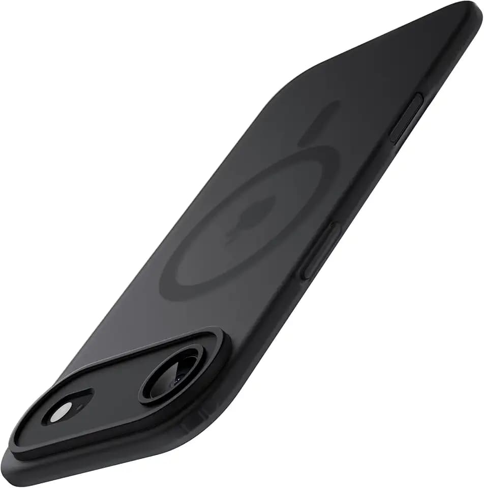 JETech Magnetic Matte Case for iPhone Air, Black