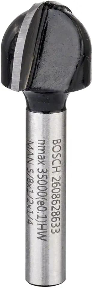 Bosch Professional 2608628633 Hohlkehlfräser, für Oberfräse, Durchmesser: 8 mm