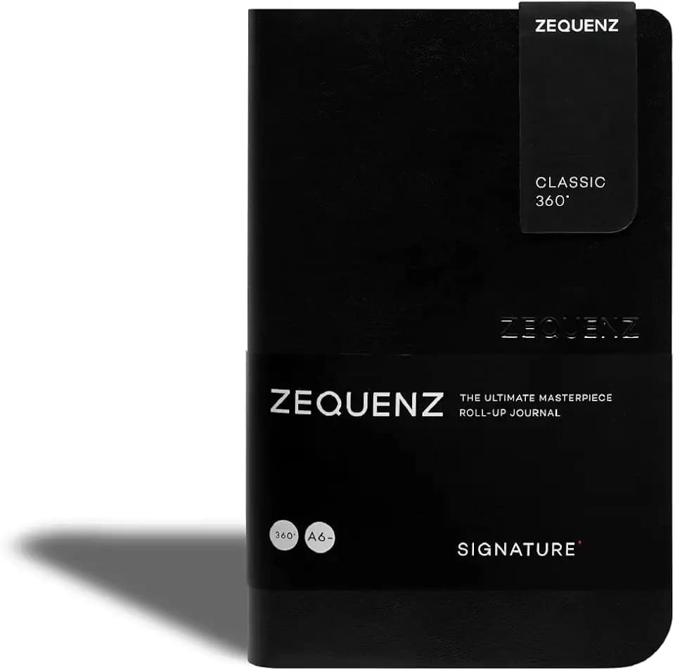 Classic 360 Signature Series, Size: Pocket, Color: Black, Paper: Blank, Soft Cover pocket Notebook, soft bound journal, 3.5" x 5.5", 85 sheets / 170 pages, Plain, Blank thick premium paper