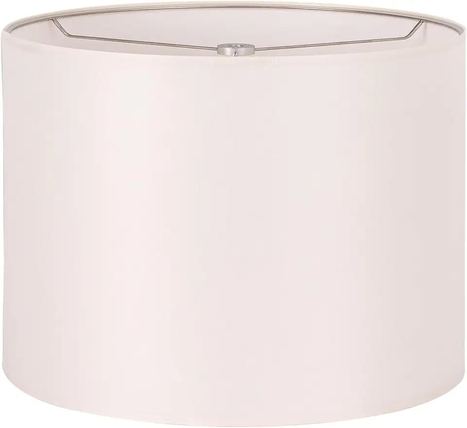Wellmet Lampshade Requires Self-assembly, 18" Diameter x12" High,CreamWhite
