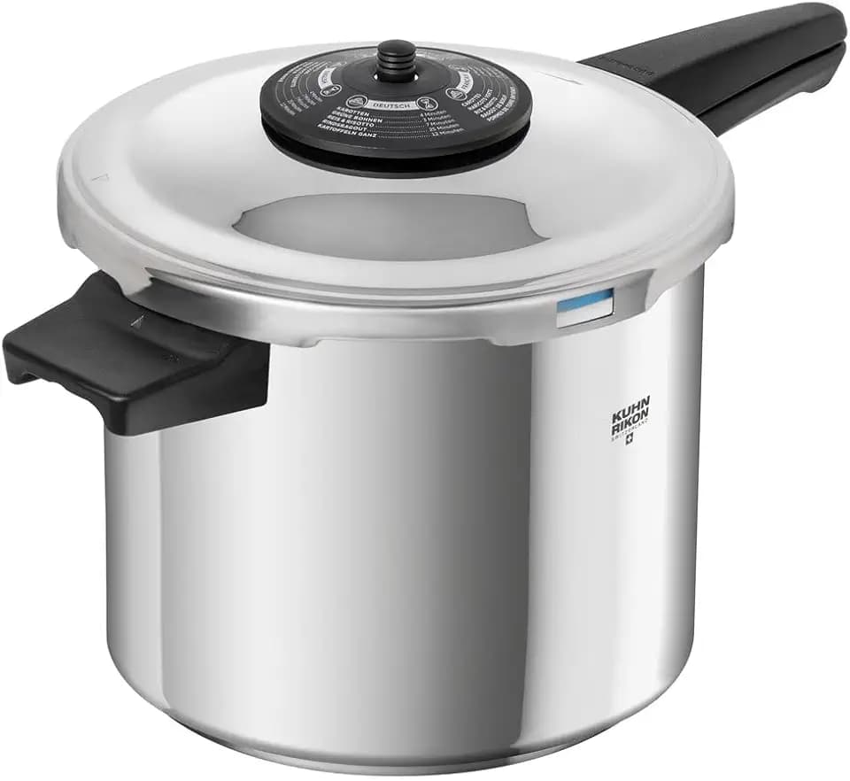 Kuhn Rikon Duromatic Classic NEO 7 L Long-Handle Pressure Cooker – Swiss-Made, Ultra-Fast & Energy-Efficient, Thick Super-Thermic Base, Safe & Durable