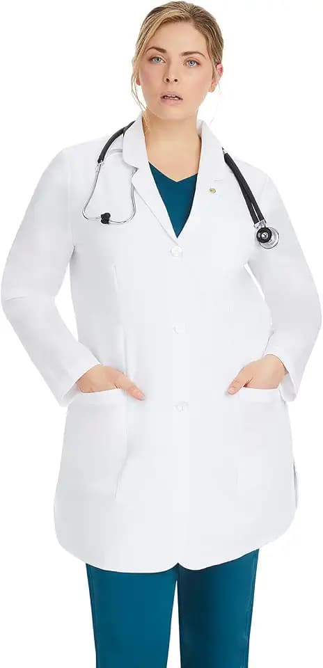 Healing Hands Lab Coat For Woman Coat Fiona with 4 Pockets, Fluid Barrier, Easy Care, and 360° Stretch Fabric 5101