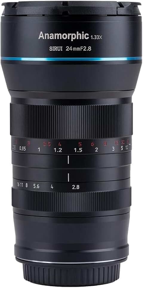 Sirui 24mm f2.8 anamorphotisches Objektiv 1.33x APS-C (Z-Mount), schwarz, SR24-Z