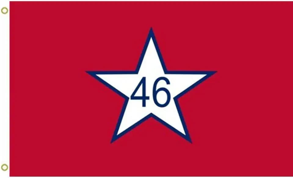 Oklahoma 1911 to 1925 Historical Flag 3ft x 5ft Red Independence Day Outdoor Event Flag with Grommet