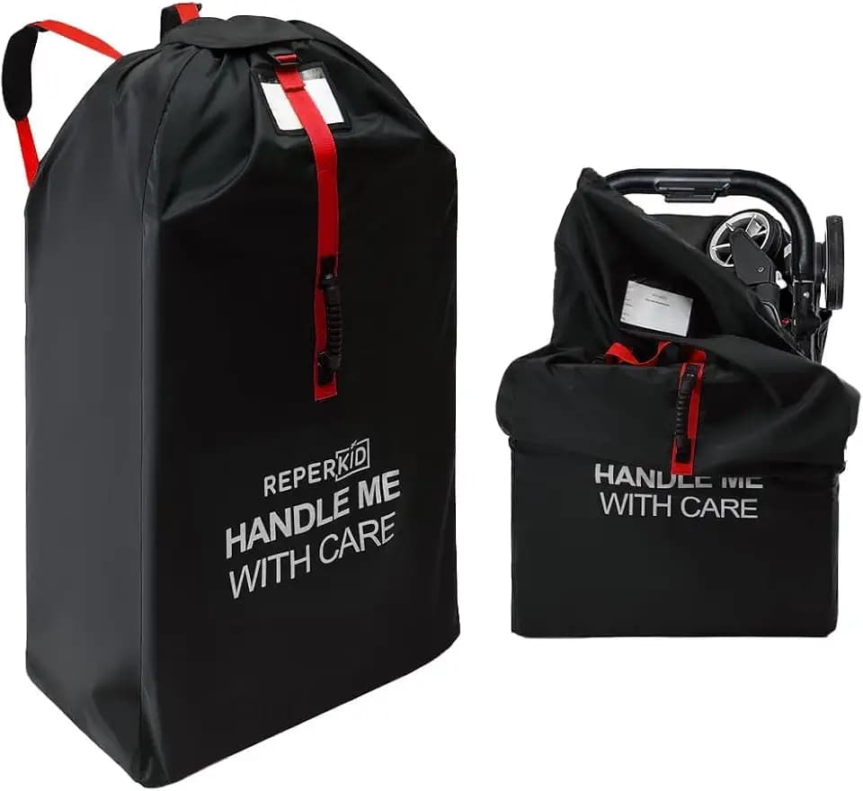 Large Stroller Travel Bag for Airplane, Fits Double & Jogging Strollers