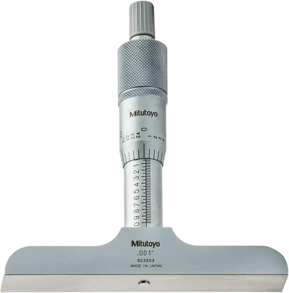 Mitutoyo 128-105 Tiefenmessschraube, 0-1 Zoll