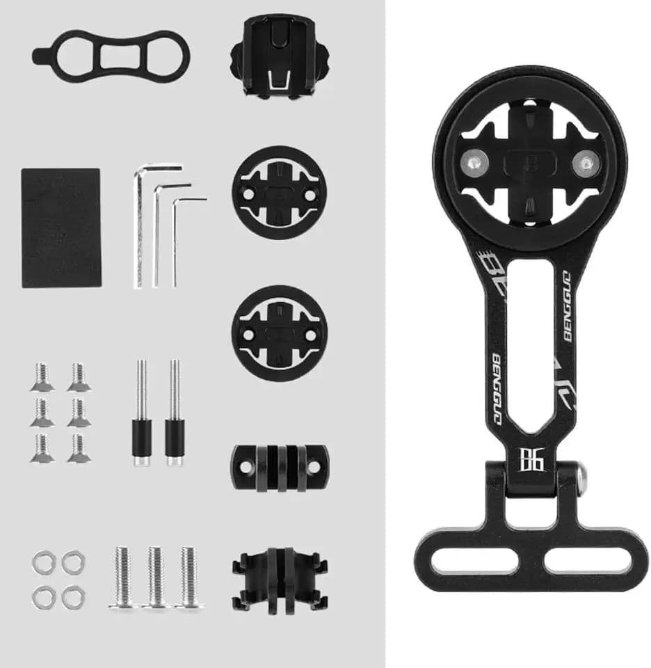 Verstellbare Fahrrad Computer Halterung, Fahrradcomputerhalter Aluminiumlegierung Halterung Für Garmin Edge Bryton Cateye Fahrrad Lampe
