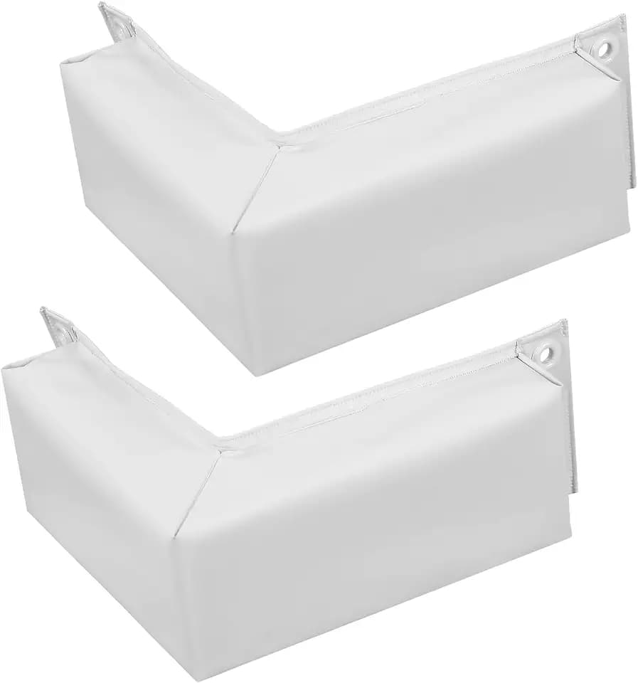 2 Pcs Corner Dock Bumpers Guard with Screws