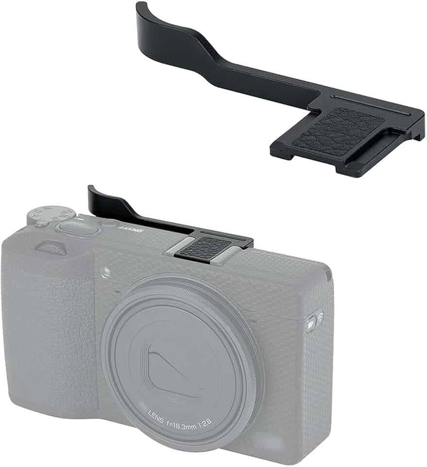 JJC Daumen hoch Griff für Ricoh GR IIIx GR III GR3 Kamera (Metall)