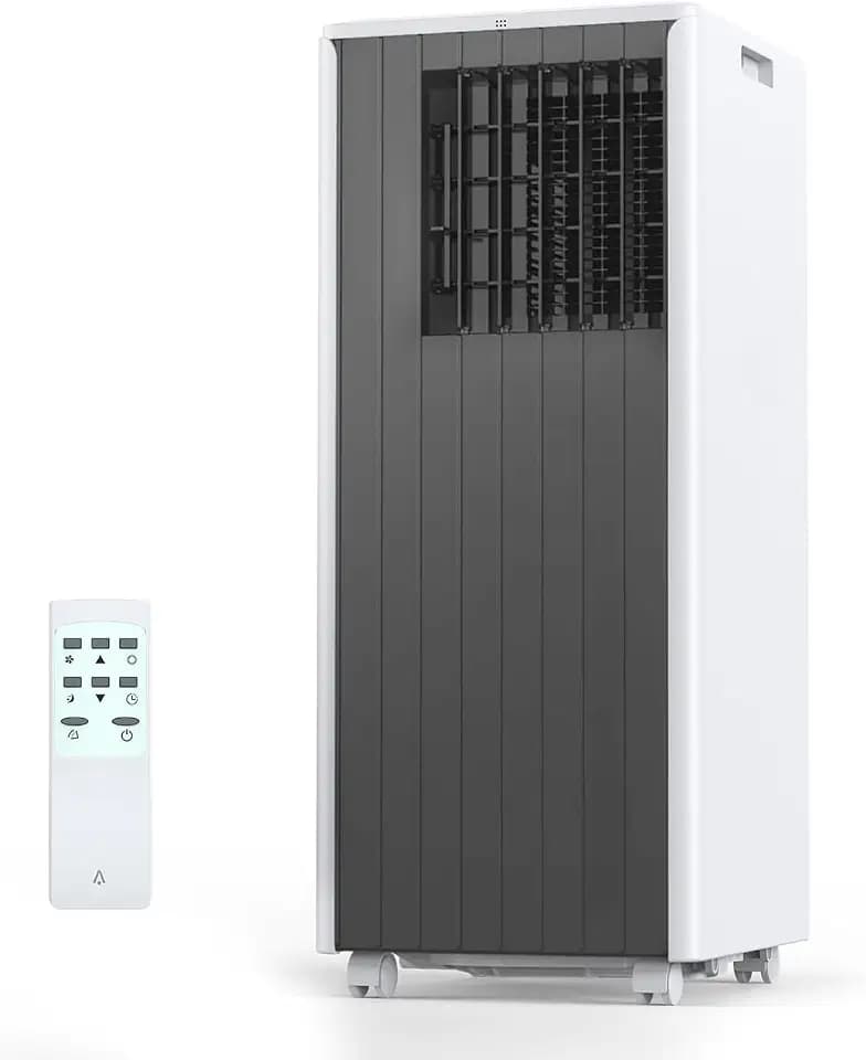 8000 BTU Portable Air Conditioners, 3-in-1 Cooling AC Portable Air Conditioner for Room with Sleep Mode, Ventless Floor Air Conditioner, 3 Speeds Fan & Dehumidifier