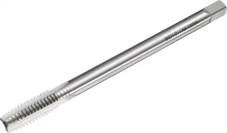 uxcell Metric Thread Tap M9x1.5 H2 110mm Straight Flute Screw Thread