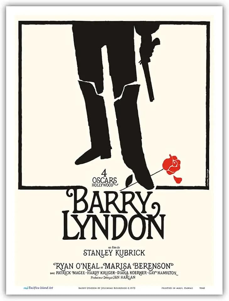 Barry Lyndon by Stanley Kubrick - Starring Ryan O’Neal Poster Print