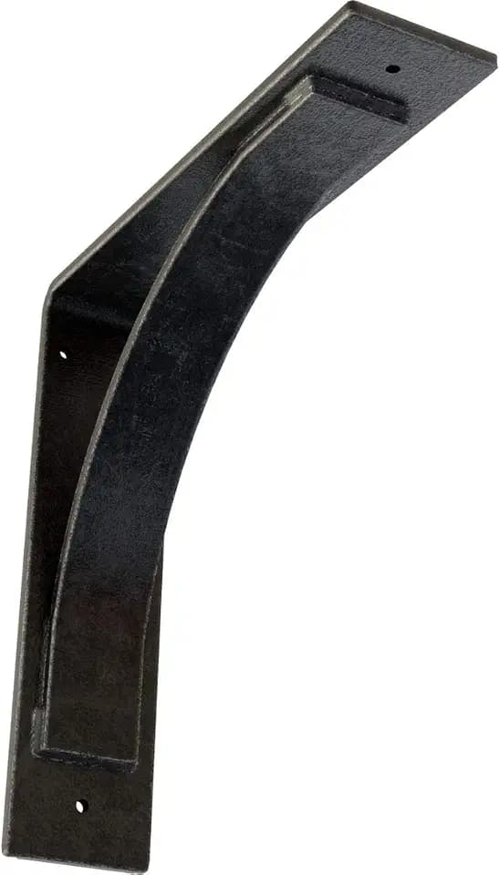3" W x 12" D x 12" H Morris Steel Bracket, Antiqued Pewter