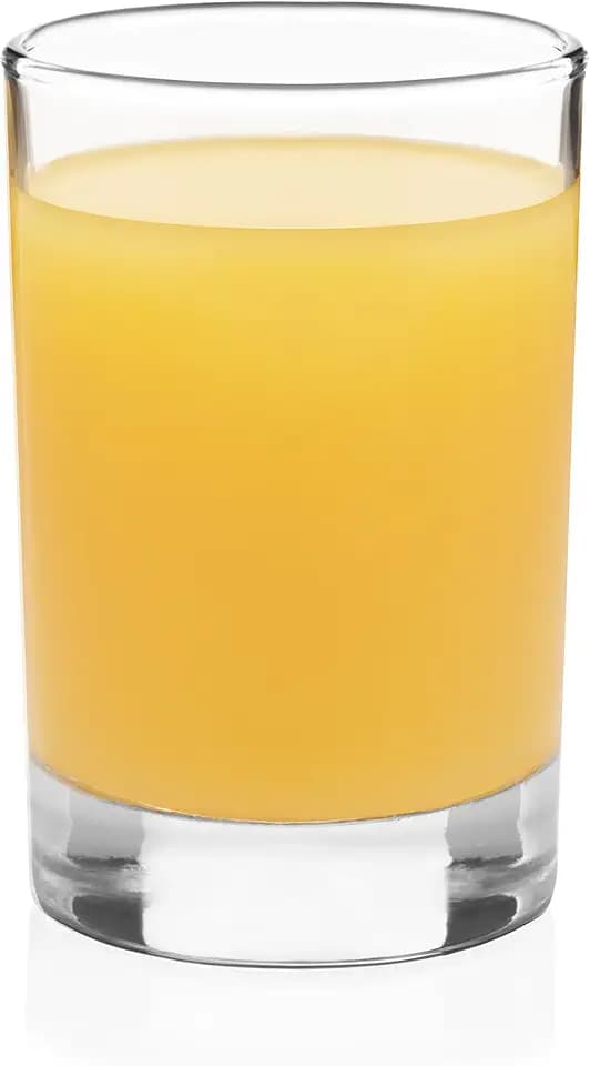 Libbey 5.5 Oz Fruit Juice Glasses, Weighted Base Glasses Drinking Set of 8
