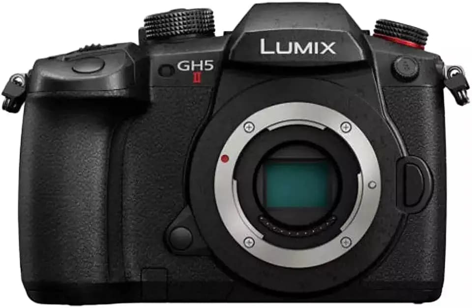 Panasonic LUMIX DC-GH5M2E Systemkamera (20MP, 4K, doppelte Stabilisierung, Kälte-/ Staub- & Spritzwasserschutz)
