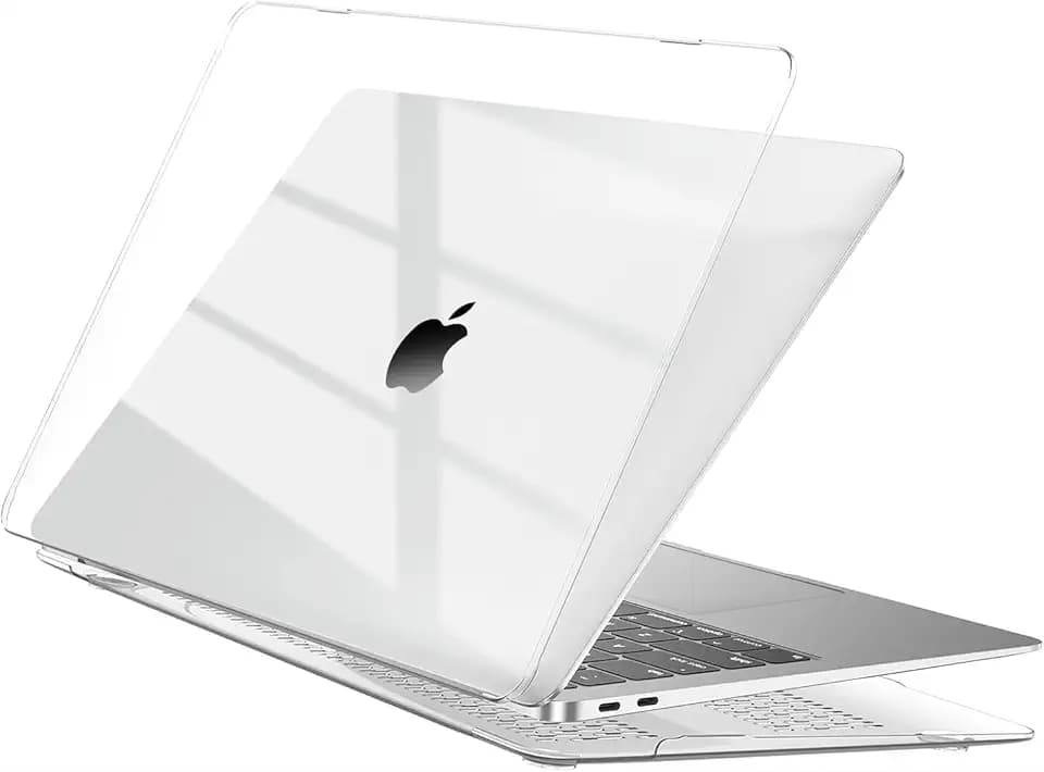 EooCoo für MacBook Air 13,3 Zoll Hülle M1 2021-2018 Kristall Transparent