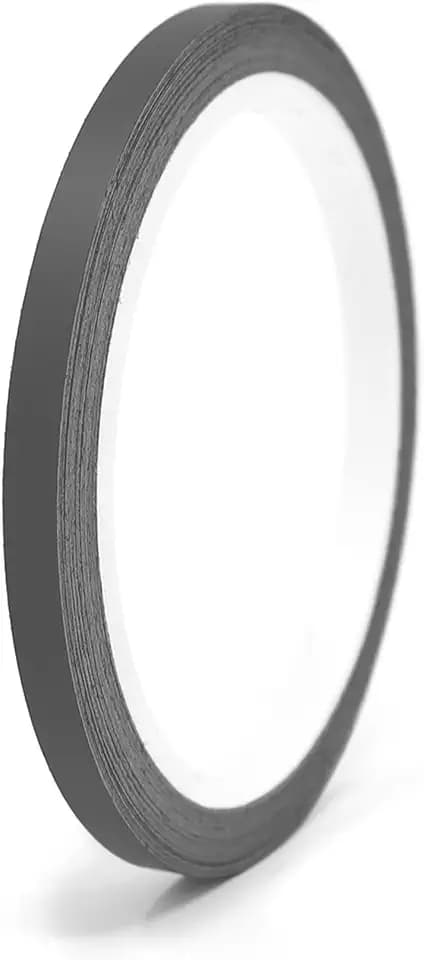 Finest Folia 10 Meter Matt Zierstreifen Auto LKW Motorrad Boot Modellbau Basteln DIY Deko Dekorstreifen Seitenstreifen Klebestreife selbstklebend (Dunkelgrau matt, 3mm Breite)